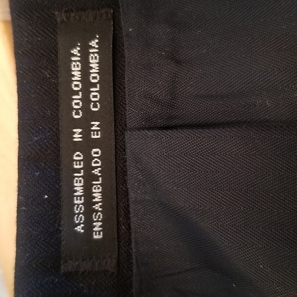 Stafford 44R Suit Jacket / Sport Coat Navy Blue 100% Pure New Wool - Picture 10 of 10